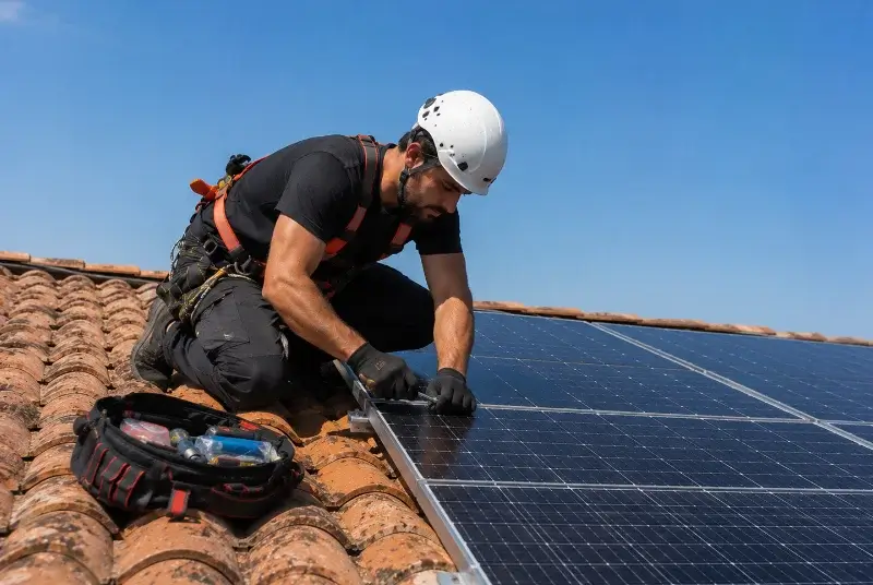 Maintenance et monitoring de panneaux solaires à Rives-du-Couesnon