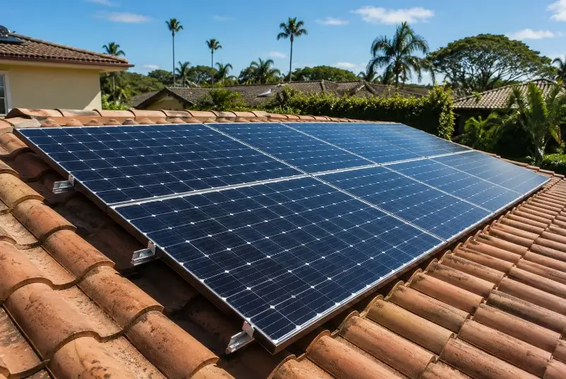 Installation de panneaux solaires à Rives-du-Couesnon